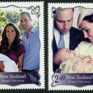 NEW ZEALAND - 2014 'DUKE AND DUCHESS VISIT TO NEW ZEALAND' Pair MNH [E9279]