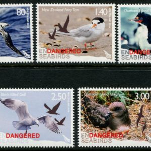 NEW ZEALAND - 2014 'ENDANGERED SEABIRDS' Set of 5 MNH [F0696]