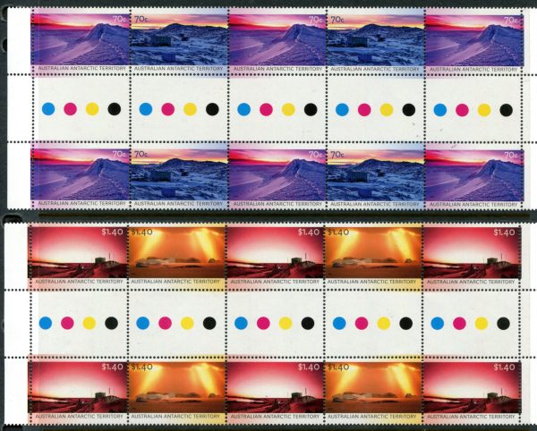 AAT - 2015 'COLOURS OF THE ANTARCTIC' Gutter strips MNH [E4813]