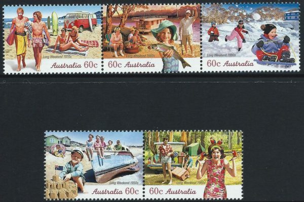 AUSTRALIA - 2010 'LONG WEEKEND' Set of 5 MNH [B8327]