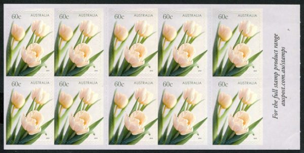 AUSTRALIA - 2010 'FOR SPECIAL OCCASIONS - Tulips' Self Adhesive Booklet Mint [B8769]