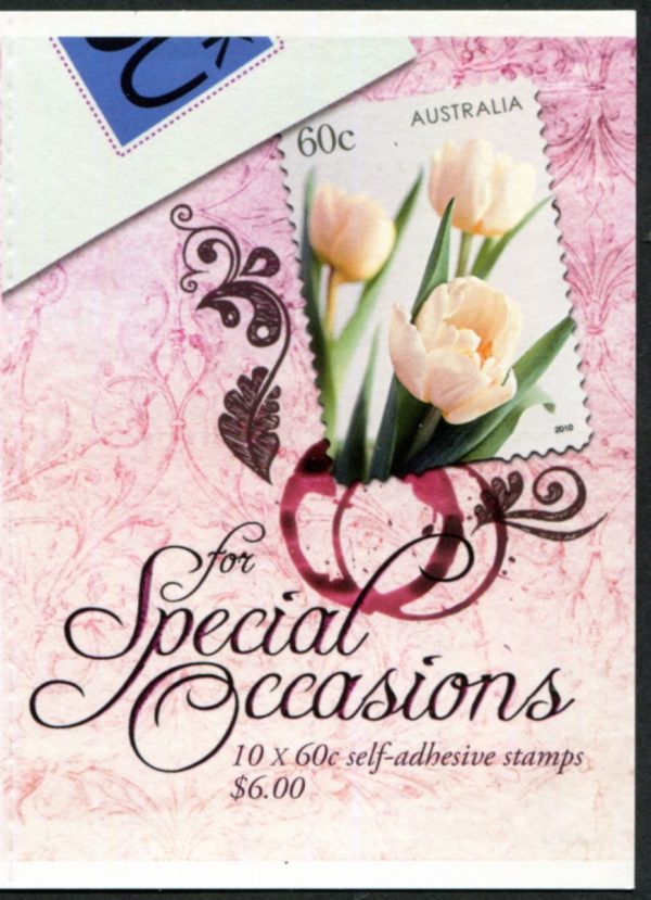 AUSTRALIA - 2010 'FOR SPECIAL OCCASIONS - Tulips' Self Adhesive Booklet Mint [B8769]