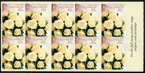 AUSTRALIA - 2010 'FOR SPECIAL OCCASIONS - Roses' Self Adhesive Booklet Mint [E8943]