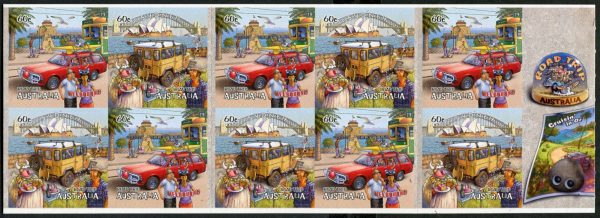 AUSTRALIA - 2013 'ROAD TRIP AUSTRALIA' Self Adhesive Booklet Mint [E4573]