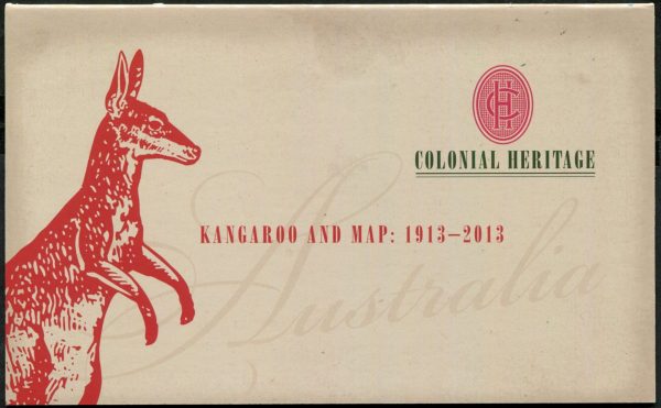 AUSTRALIA - 2013 'KANGAROO & MAP' Miniature Sheet & Stamp Presentation Pack MNH [E6171]