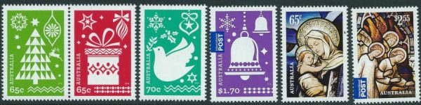 AUSTRALIA - 2014 'CHRISTMAS' Set of 6 MNH [D3848]