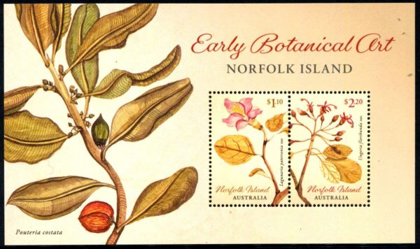 NORFOLK ISLAND - 2020 'EARLY BOTANICAL ART' Miniature Sheet MNH [B9809]