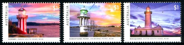 AUSTRALIA - 2018 'LIGHTHOUSES' Set of 3 MNH [E5894]