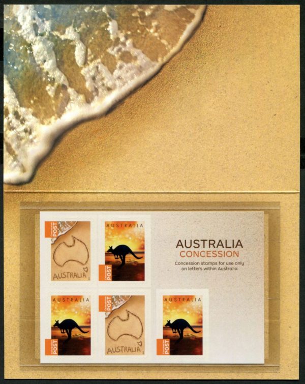 AUSTRALIA - 2014 'CONCESSION POST STAMPS' Self Adhesive Booklet Pane Mint [D9103]