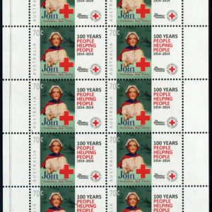 AUSTRALIA - 2014 'CENTENARY of the RED CROSS' Sheetlet MNH [D1592]