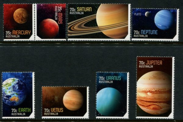 AUSTRALIA - 2015 'OUR SOLAR SYSTEM' Set of 8 MNH [F1272]