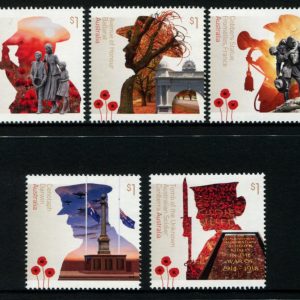 AUSTRALIA - 2018 'A CENTURY of SERVICE' 5th Series Set of 5 MNH [B9863]