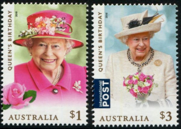 AUSTRALIA - 2018 'QEII BIRTHDAY' Pair MNH [D4462]