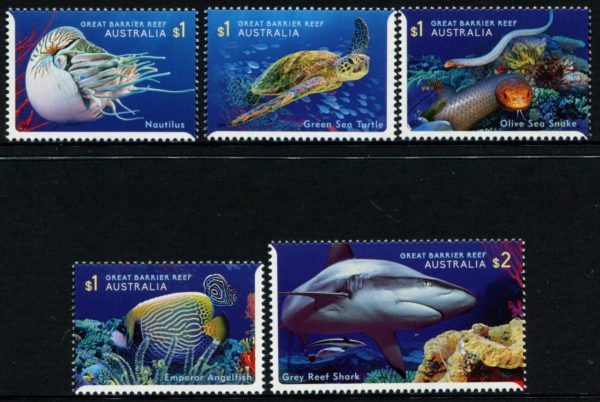 AUSTRALIA - 2018 'REEF SAFARI' Set of 5 MNH [E5699]