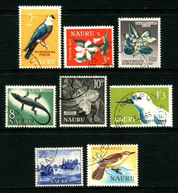 NAURU - 1963 Set to 3/3d 'REED WARBLER' VFU/CTO SG57-64 Cv £13 [D0208]