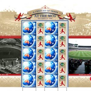 AUSTRALIA - 2006 'CENTURY OF TEST CRICKET at the MCG' Sheetlet MNH [F0032]