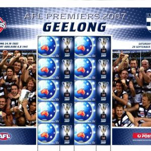 AUSTRALIA - 2007 'AFL PREMIERS - Geelong' Sheetlet MNH [F0057]