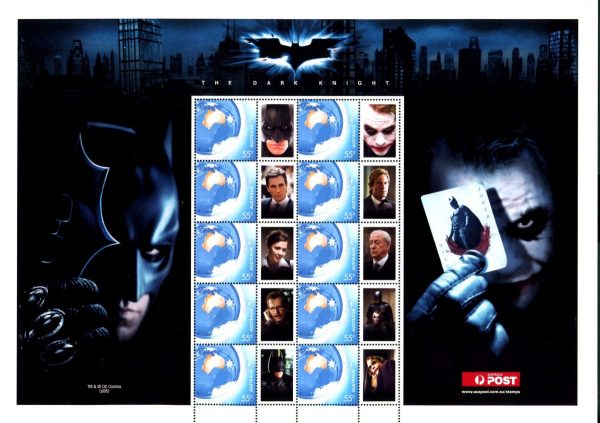 AUSTRALIA - 2008 'BATMAN - The Dark Knight' Sheetlet MNH [B9927]