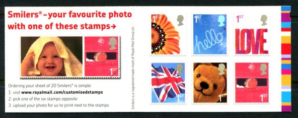 GREAT BRITAIN - 2005 'SMILERS BOOKLET STAMPS' Self Adhesive Booklet MINT [E5726]