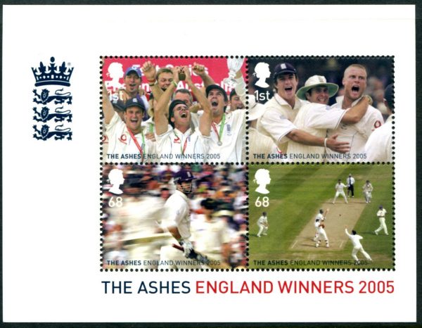 GREAT BRITAIN - 2005 'ENGLAND'S ASHES VICTORY' Miniature Sheet MNH [D0764]