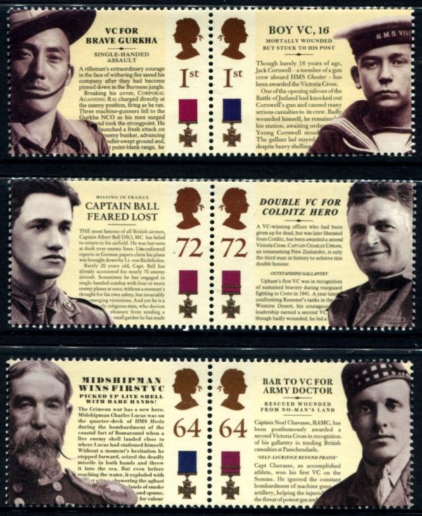 GREAT BRITAIN - 2006 '150th ANNIVERSARY OF VICTORIA CROSS' Set of 6 MNH [E5307]