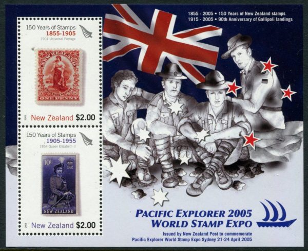 NEW ZEALAND - 2005 'PACIFIC EXPLORER STAMP EXPO' Miniature Sheet MNH [C5233]