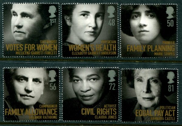 GREAT BRITAIN - 2008 'WOMEN OF DISTINCTION' Set of 6 MNH [D1119]