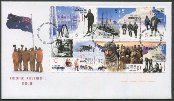 AAT - 2001 'AUSTRALIANS IN THE ANTARCTIC' First Day Cover [D1982]