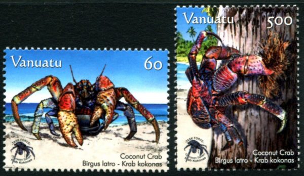 VANUATU - 2008 'COCONUT CRABS' Pair MNH [D1787]