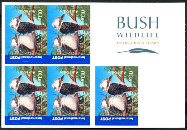 AUSTRALIA - 2005 'BUSH WILDLIFE - Kookaburra' Self Adhesive Booklet Pane Mint [E6537]