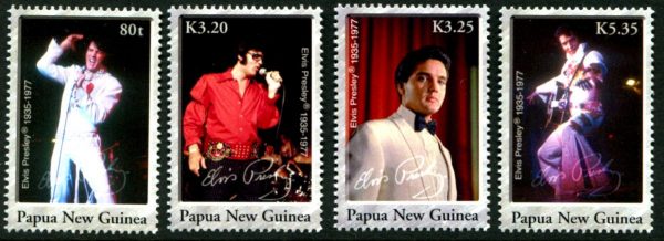 PAPUA NEW GUINEA - 2006 'ELVIS PRESLEY' Set of 4 MNH SG1146-49 [D2203]