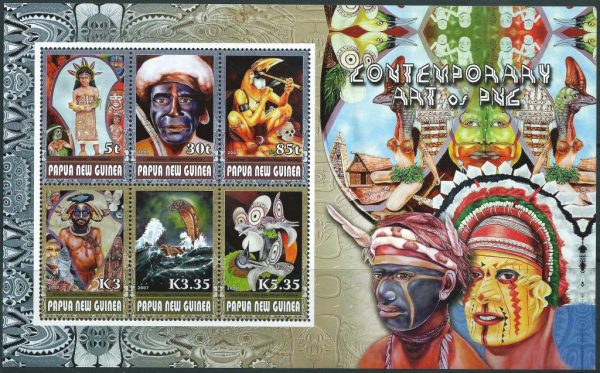 PAPUA NEW GUINEA - 2007 'CONTEMPORY ART' Miniature Sheet MNH SG1220 [D2223]