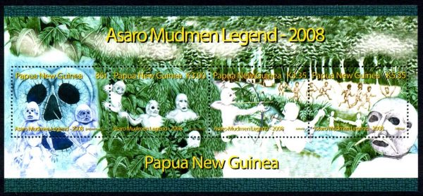 PAPUA NEW GUINEA - 2008 'ASARO MUDMEN LEGENDS' Miniature Sheet MNH SG1231 [D2248]