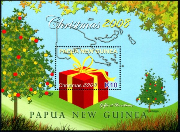 PAPUA NEW GUINEA - 2008 'CHRISTMAS' 10K Miniature Sheet MNH SG1291 [D2259]