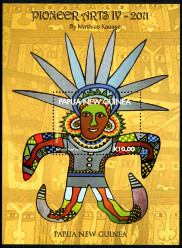 PAPUA NEW GUINEA - 2011 'PIONEER ARTS' 4th Series K10 Miniature Sheet MNH SG1473 [D2338]