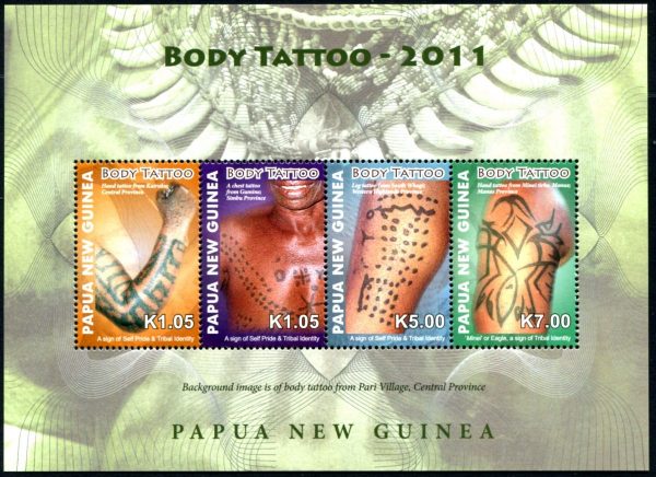 PAPUA NEW GUINEA - 2011 'BODY TATTOO' Miniature Sheet MNH SG1512 [D2348]