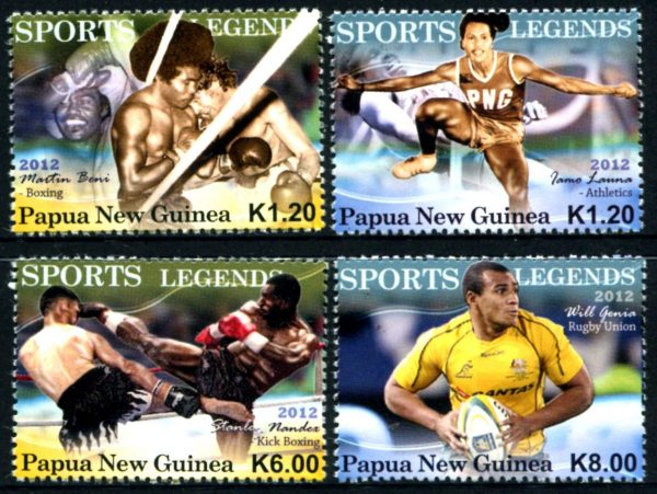 PAPUA NEW GUINEA - 2012 'SPORTS LEGENDS' Set of 4 MNH SG1574-1577 [D2379]