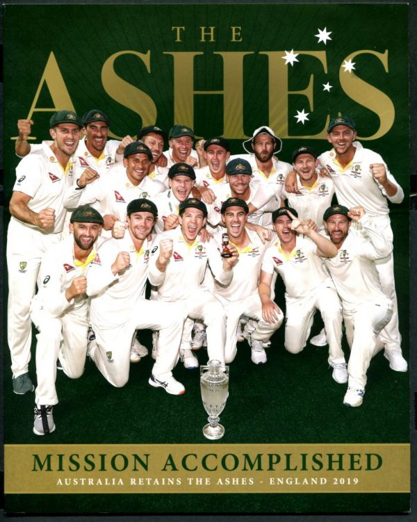 AUSTRALIA - 2019 'THE ASHES - Mission Accomplished' Miniature Sheet Presentation Pack MNH [E6178]