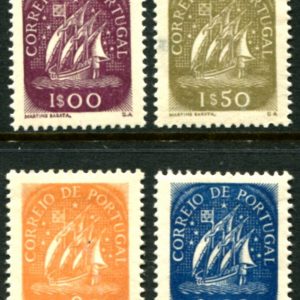 PORTUGAL - 1943 Set to $2 'BLUE' MLH SG 949a/949c/950a/951a Cv £130 [D4946]