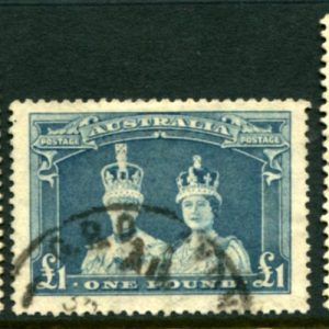 AUSTRALIA - 1949 £1 SLATE ROBES SG 176a/78a GU Cv $115 [D5177]