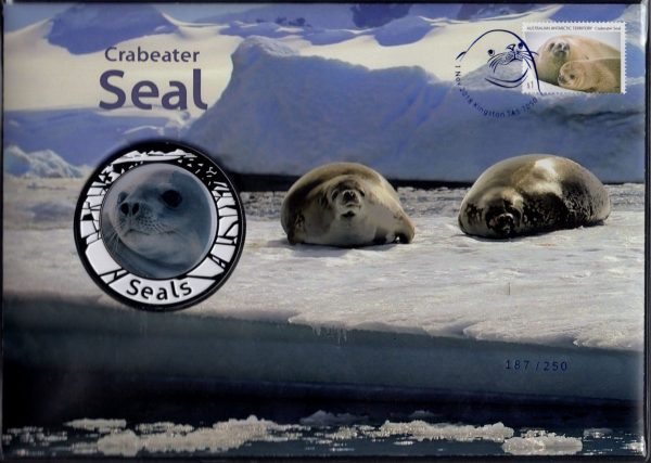 AAT - 2018 'CRABEATER SEAL' Prestige PNC Medallion Limited Issue No.187 of 250 [D3169]