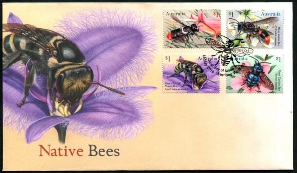 AUSTRALIA - 2019 'NATIVE BEES' First Day Cover [E9905]