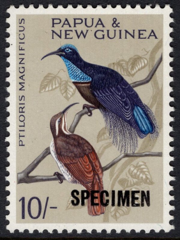 Papua New Guinea - 1964 10/- BIRD SG 71s MNH Cv £85 [D5430]