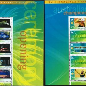 AUSTRALIA - 2006 'COMMONWEALTH GAMES - Melbourne Champions' Set of 17 Sheetlets MNH [E9882]