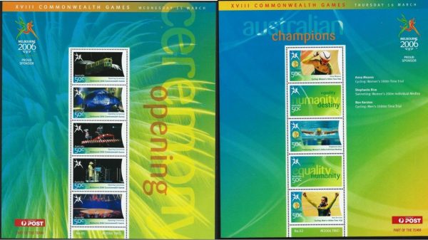 AUSTRALIA - 2006 'COMMONWEALTH GAMES - Melbourne Champions' Set of 17 Sheetlets MNH [E9882]