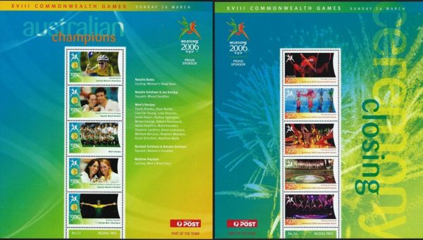 AUSTRALIA - 2006 'COMMONWEALTH GAMES - Melbourne Champions' Set of 17 Sheetlets MNH [E9882]
