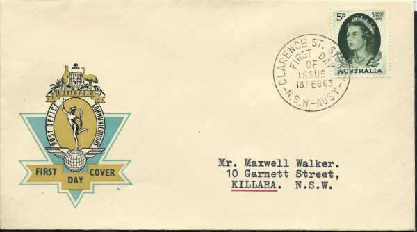 AUSTRALIA - 1963 'QEII ROYAL VISIT' APO issued First Day Cover [A0362]