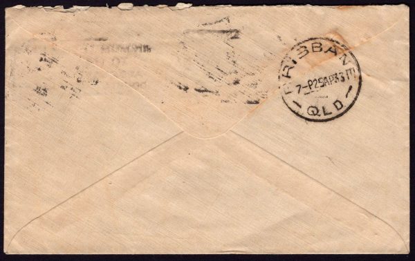 AUSTRALIA - 1926 6d SEPIA Air Mail SG 139a GU Cv $375 [D5586]