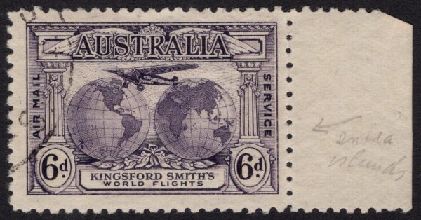 AUSTRALIA - 1931 6d Dull Violet SG 193/96 VFU Cv $100 [D5622]