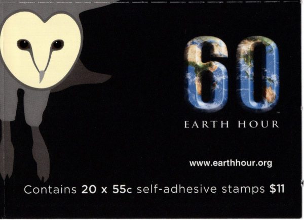 AUSTRALIA - 2009 'EARTH HOUR' Self Adhesive Booklet Mint [D3307]